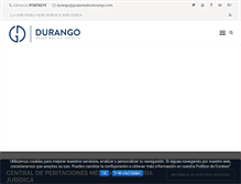 Tablet Screenshot of grupomedicodurango.com